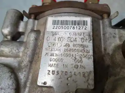 Peça sobressalente para automóvel em segunda mão bomba de injeção por nissan x-trail (t31) xe referências oem iam 167005m321 0470504012 bosch 