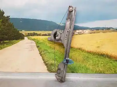 Second-hand car spare part driver left window regulator for renault grand modus authentique oem iam references   2 pins