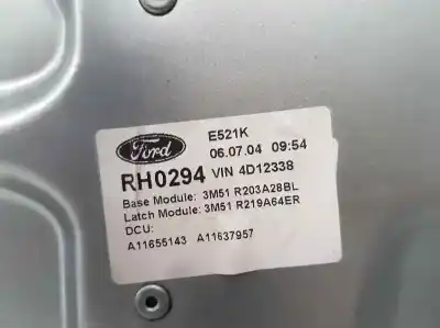 Автозапчасти б/у регулятор стекла переднего правого за ford focus c-max (cap) ambiente (d) ссылки oem iam 3m51r203a28bl  2 pins
