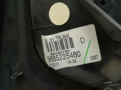 Second-hand car spare part right tailgate light for citroen c3 business oem iam references 9685225480  