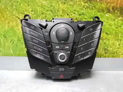 Peça sobressalente para automóvel em segunda mão comando de controlo do rádio por ford fiesta (ccn) black edition referências oem iam av1t18k811cc