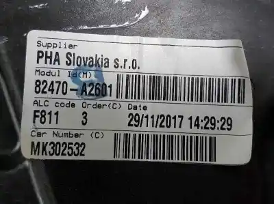 Автозапчастина б/у регулятор вікна передній лівий для kia pro_cee´d ( ) concept посилання на oem iam 82470a2601  6 pins