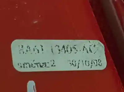 Second-hand car spare part left tailgate light for ford fiesta (cb1) ghia oem iam references 8a6113405ac  