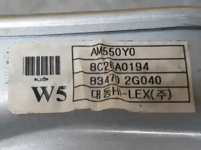Peça sobressalente para automóvel em segunda mão elevador de vidros traseiro esquerdo por kia magentis active referências oem iam 834702g040  