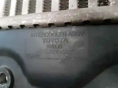 Peça sobressalente para automóvel em segunda mão intercooler por toyota auris luna+ referências oem iam 0n030  jd1270000692