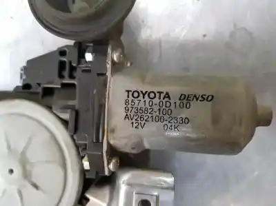 Автозапчастина б/у регулятор переднього правого скла для toyota auris luna посилання на oem iam 857100d100  6 pins