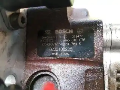 Peça sobressalente para automóvel em segunda mão bomba alta por renault scenic ii 1.9 dci diesel referências oem iam 8200108225  0445010075