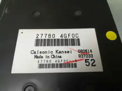 Автозапчасти б/у блок управления отоплением за infiniti q50 q50 ссылки oem iam 277604gf0c  080814