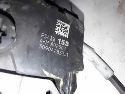 Second-hand car spare part left front door lock for citroen c3 lx oem iam references 836153  6 pins