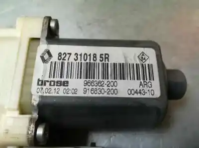 Peça sobressalente para automóvel em segunda mão motor elevador vidro traseiro esquerdo por renault megane iii berlina 5 p business referências oem iam 827310185r brose , 6 pins 966362200