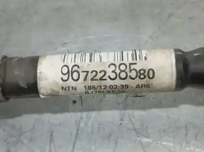 Second-hand car spare part front left transmission for citroen c3 sx oem iam references 9672238580  