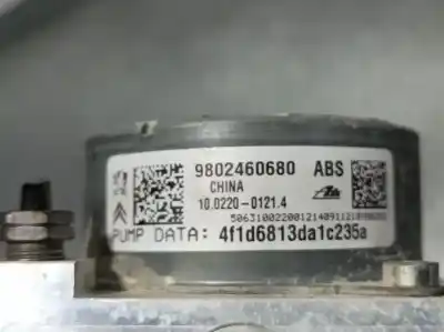 Peça sobressalente para automóvel em segunda mão abs por citroen c3 sx referências oem iam 9802460680  10022001214