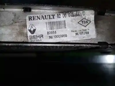 Автозапчастина б/у інтеркулер для renault espace iv (jk0) grand espace expression посилання на oem iam 8200075810c  b3988