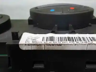 Peça sobressalente para automóvel em segunda mão comando de sofagem (chauffage / ar condicionado) por renault grand modus dynamique referências oem iam 8200563524  69340012