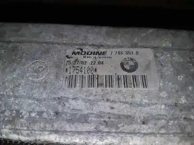 Second-hand car spare part intercooler for bmw serie 3 compact (e46) 320td oem iam references 1754100  77863510