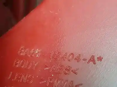 Second-hand car spare part right tailgate light for ford fiesta (cb1) titanium oem iam references 8a6113404a  