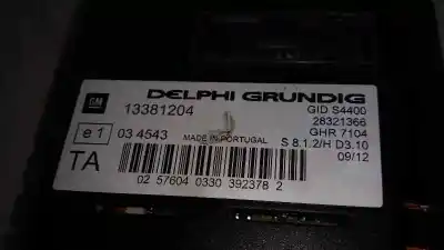 Second-hand car spare part multifunction display for opel corsa d catch me oem iam references 28321366  13381204