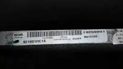 Recambio de automóvil de segunda mano de condensador / radiador aire acondicionado para nissan micra (k13) acenta referencias oem iam t8259001  921001hc1a