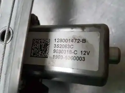 Second-hand car spare part rear left window regulator for renault captur dynamique oem iam references 128001472b  3s2063c