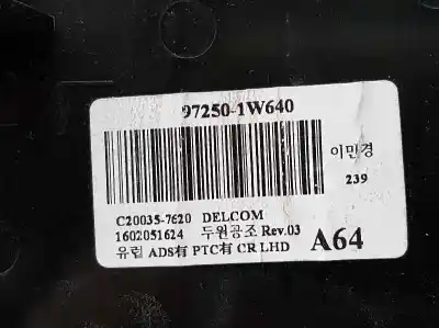 Peça sobressalente para automóvel em segunda mão comando de sofagem (chauffage / ar condicionado) por kia rio basic referências oem iam 972501w640 1602051624 c200357620