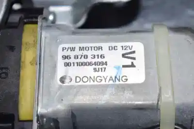 Second-hand car spare part driver left window regulator for chevrolet aveo ls oem iam references 96870316  2 pins