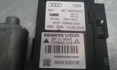 Peça sobressalente para automóvel em segunda mão motor elevador vidro dianteiro direito por seat exeo berlina (3r2) reference referências oem iam 8e1959802g  
