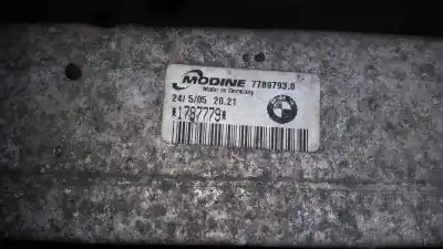 Peça sobressalente para automóvel em segunda mão intercooler por bmw x3 (e83) 2.0d referências oem iam 1787779  77897930