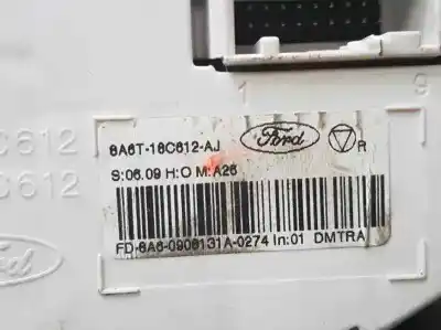 Second-hand car spare part climate control for ford fiesta (cb1) ambiente oem iam references 8a6t18c612aj  