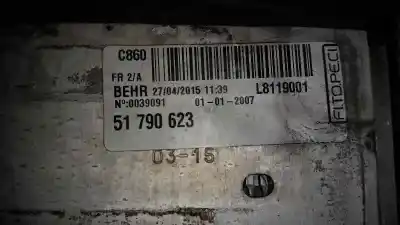 Peça sobressalente para automóvel em segunda mão intercooler por citroen nemo seduction referências oem iam l8119001  51790623