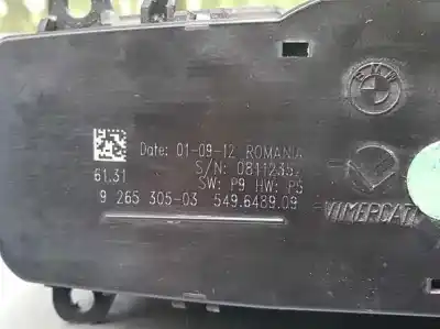 Автозапчастина б/у управління світлом для bmw serie 1 lim. (f21) 116d efficientdynamics edition посилання на oem iam 9265305  549648909