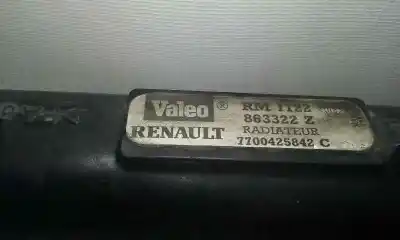 Pezzo di ricambio per auto di seconda mano radiatore d acqua per renault scenic (ja..) 2.0 16v dynamique riferimenti oem iam 863322z  7700425842c