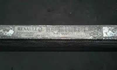 Second-hand car spare part air conditioning condenser / radiator for renault scenic (ja..) 2.0 16v dynamique oem iam references 7700434383  