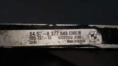 Peça sobressalente para automóvel em segunda mão condensador / radiador de ar condicionado por bmw serie 3 compact (e46) 320td referências oem iam 58572810  64538377648