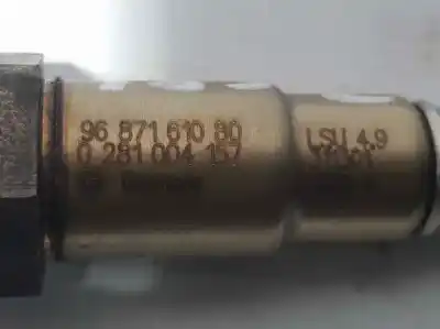 Peça sobressalente para automóvel em segunda mão sonda lambda por citroen c4 lim. business referências oem iam 9687161080  0281004157