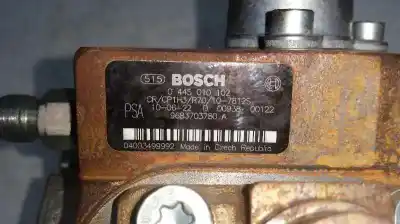 Peça sobressalente para automóvel em segunda mão bomba alta por ford focus lim. (cb4) 1.6 tdci cat referências oem iam 0445010102  9683703780a