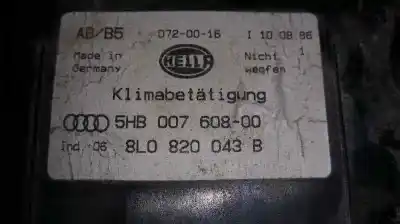 İkinci el araba yedek parçası iklim kontrolü için audi a3 (8l) 1.8 20v turbo oem iam referansları 5hb007608  8l0820043b