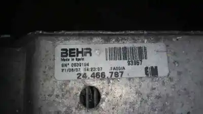 Pezzo di ricambio per auto di seconda mano intercooler per opel combo familiar riferimenti oem iam 93957  24466787