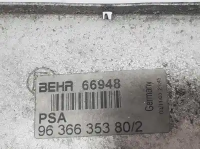 Pezzo di ricambio per auto di seconda mano intercooler per peugeot 307 break / sw (s1) sw riferimenti oem iam 96366353802  66948