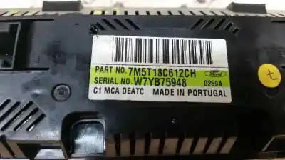 Second-hand car spare part climate control for ford focus lim. (cb4) business oem iam references 7m5t18c612ch  