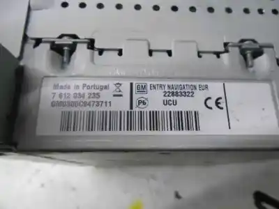 Peça sobressalente para automóvel em segunda mão módulo / sistema de navegação gps por opel astra j lim. excellence referências oem iam 13360093  