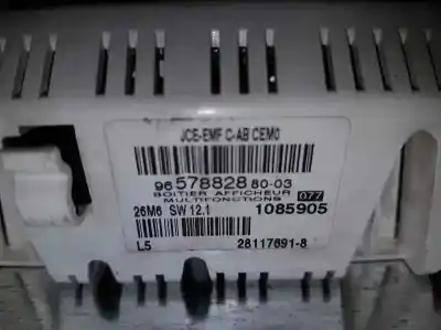 Pezzo di ricambio per auto di seconda mano display multifunzione per citroen c4 coupe vtr plus riferimenti oem iam 9657882880 1085905 281176918