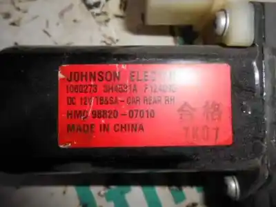 Second-hand car spare part rear right window regulator for kia picanto 1.1 crdi ex oem iam references   