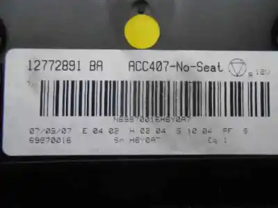 Peça sobressalente para automóvel em segunda mão comando de sofagem (chauffage / ar condicionado) por saab 9-3 berlina vector referências oem iam 12772891ba  