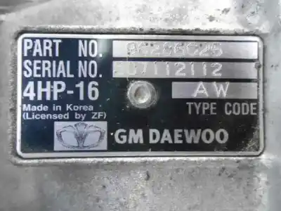 Gebrauchtes Autoersatzteil getriebe zum chevrolet tacuma 2.0 cat oem-iam-referenzen 4hp16  96286025
