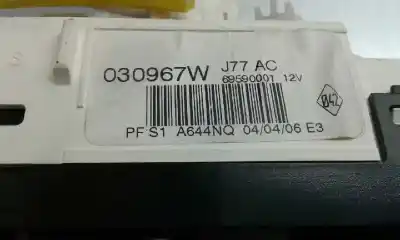 Second-hand car spare part heating / air conditioning control panel for renault clio ii fase ii (b/cb0) oem iam references 030967w 69590001 1000002778487