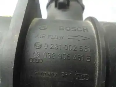 Pezzo di ricambio per auto di seconda mano misuratore di flusso per audi a3 (8p) 1.9 tdi ambiente riferimenti oem iam 038906461b  0281002531