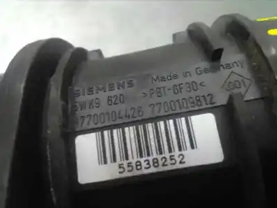 Pezzo di ricambio per auto di seconda mano misuratore di flusso per renault scenic (ja..) 1.9 dci authentique riferimenti oem iam h7700104426  5wk9620