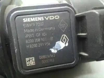 Автозапчастина б/у витратомір повітря для renault clio iii 1.5 dci diesel cat посилання на oem iam 8200358901  5wk97007