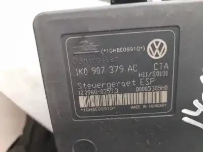 Pezzo di ricambio per auto di seconda mano abs per audi a3 (8p) 1.9 tdi ambiente riferimenti oem iam 1k0907379ac  
