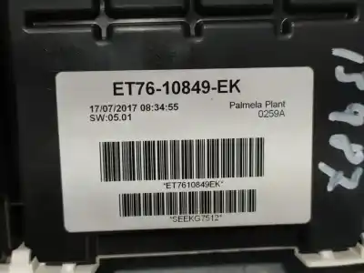 Piesă de schimb auto la mâna a doua ceas bord pentru ford tourneo courier (c4a) titanium referințe oem iam et7610849ek  